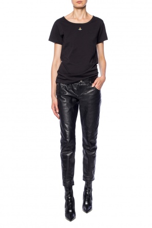 Logo-embroidered t-shirt, zdjęcie 2 Logo-embroidered t-shirt od Vivienne Westwood